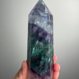 Gemmy Fluorite Tower ~ High Quality ~ Translucency ~ Beautiful Deep Colors ~ Fluorite Crystal ~ Crystal Tower ~ Rainbow Fluorite