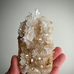 Flower Calcite Specimen ~ Icy and Sparkly ~ Calcite Crystal ~ Crystal Specimen ~ Crystal Gift