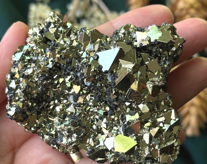 Lustrous Peruvian Pyrite Specimen