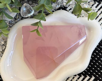 Madagascar Rose Quartz Freeform Slab