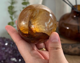 High Quality Golden Healer Quartz Sphere ~ Madagascar