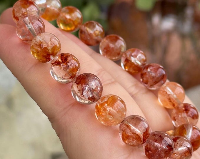 10mm Fire Quartz Bracelet