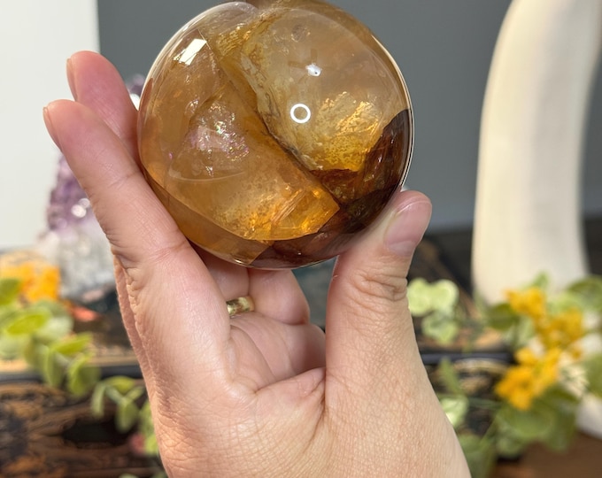 High Quality Golden Healer Quartz Sphere ~ Madagascar