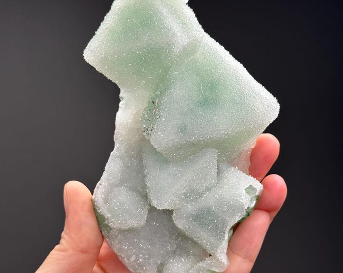 Druzy Green Fluorite Specimen