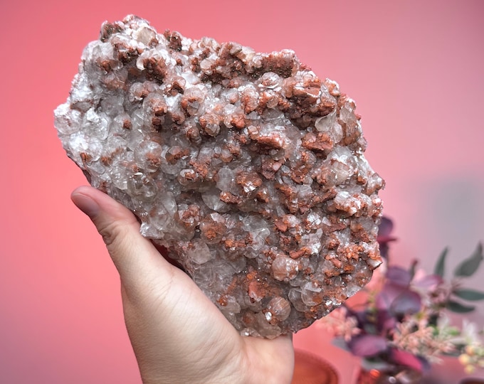 Pagoda Hematite Calcite Specimen ~ 2.3 lb