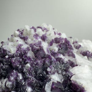 Inner Mongolia Purple Fluorite with Quartz ~ Fluorite Specimen ~Quartz Crystal ~ Fluorite Crystal