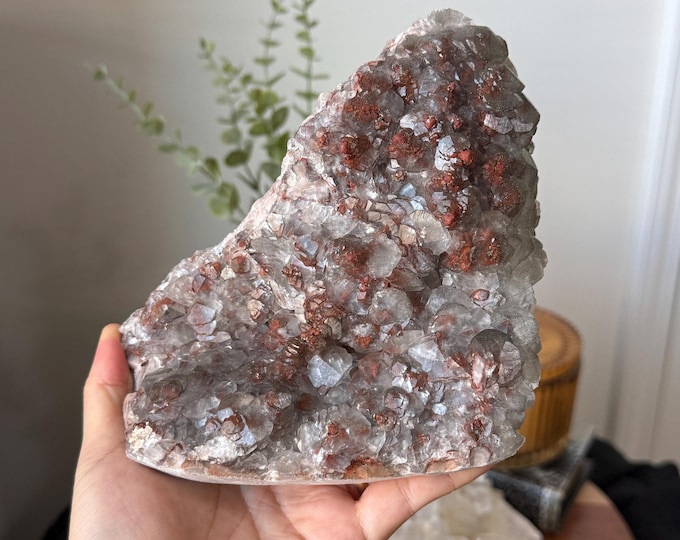 Pagoda Hematite Calcite Specimen ~ 3.3 lb