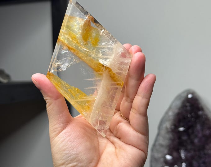 Diamond Golden Healer Quartz ~ Brazil