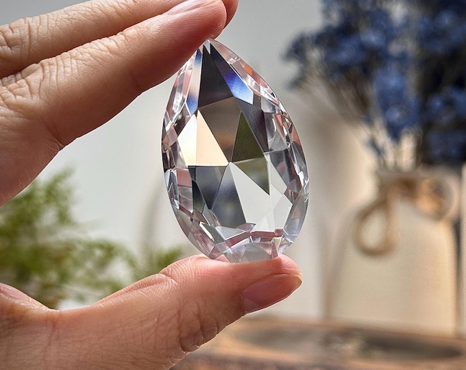 Faceted Clear Quartz Gem ~ High Quality
