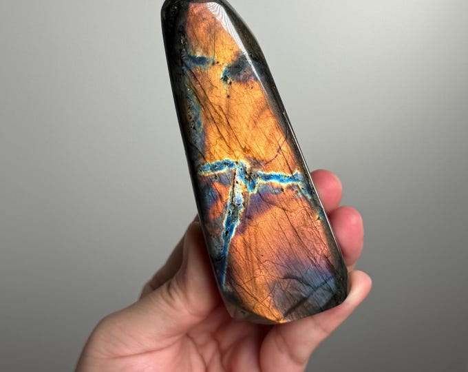 Labradorite Freeform ~ Sunset Vibe ~ Madagascar