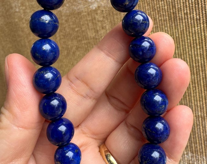 10mm Lapis Lazuli Gemstone Bracelet