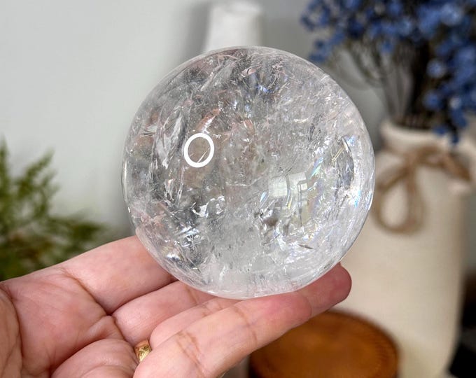 65mm Brazilian Quartz Sphere