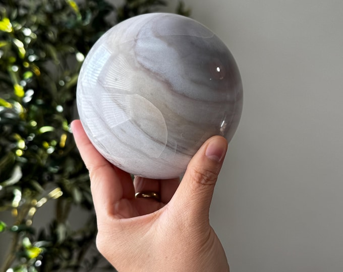 102mm Pastel Ocean Jasper Sphere ~ Beautiful Colors with Calming Vibe