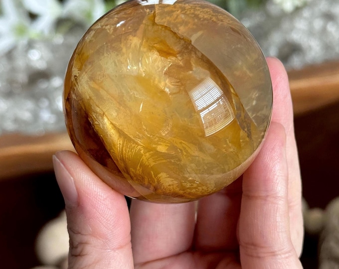 High Quality Golden Healer Quartz Sphere ~ Madagascar