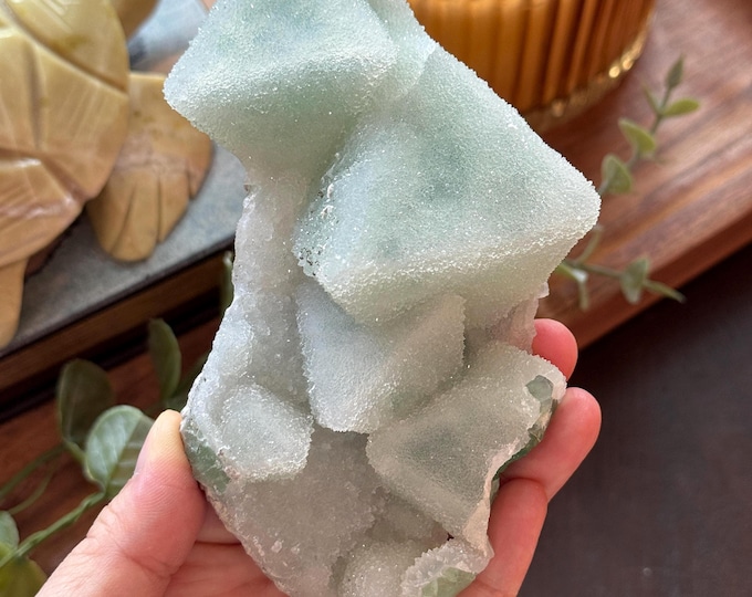 Druzy Green Fluorite Specimen ~ High Quality