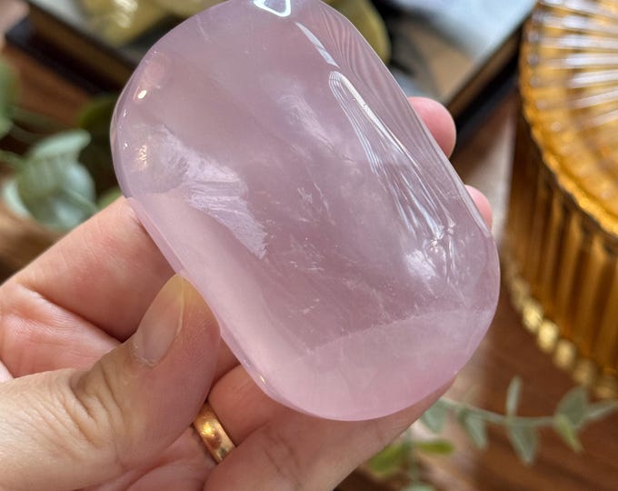 Madagascar Rose Quartz Palmstone