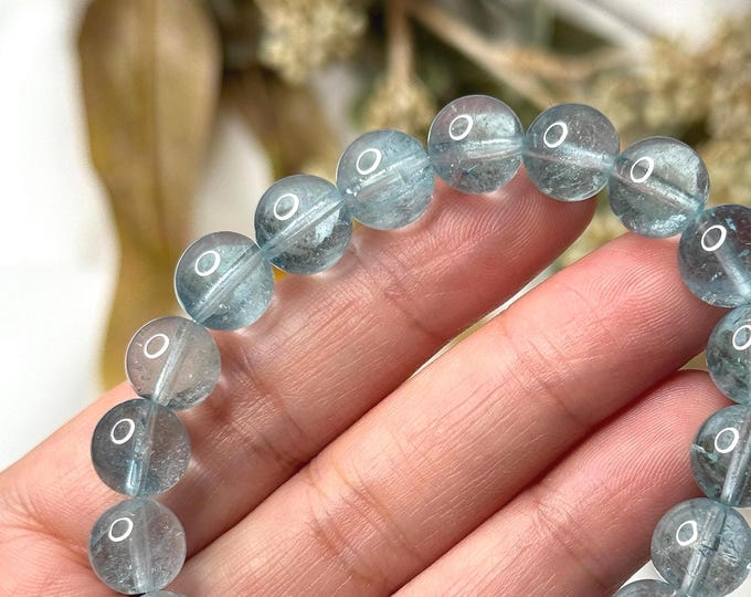 9mm Blue Topaz Bracelet