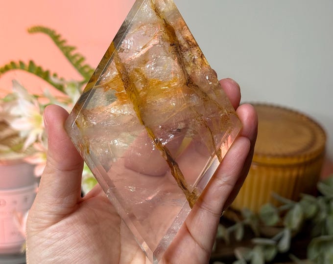 Diamond Golden Healer Quartz ~ Brazil