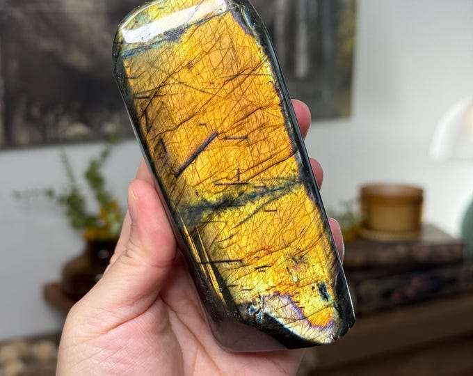 Labradorite Freeform ~ Sunset Vibe ~ Madagascar