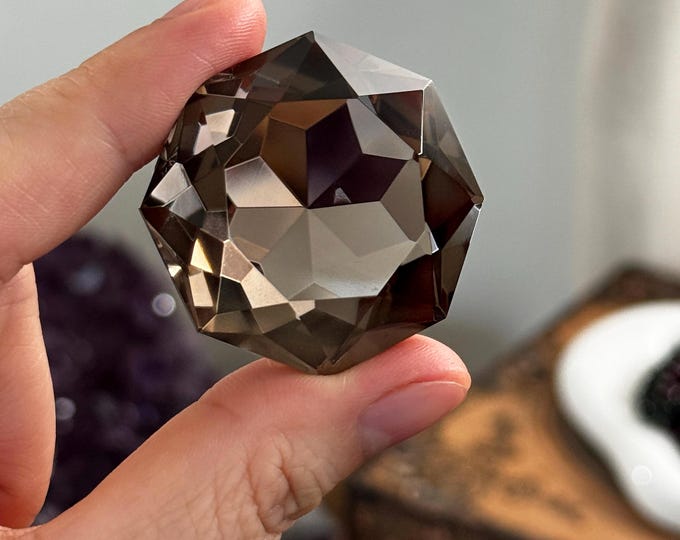 Faceted Smoky Quartz Gem ~ High Grade