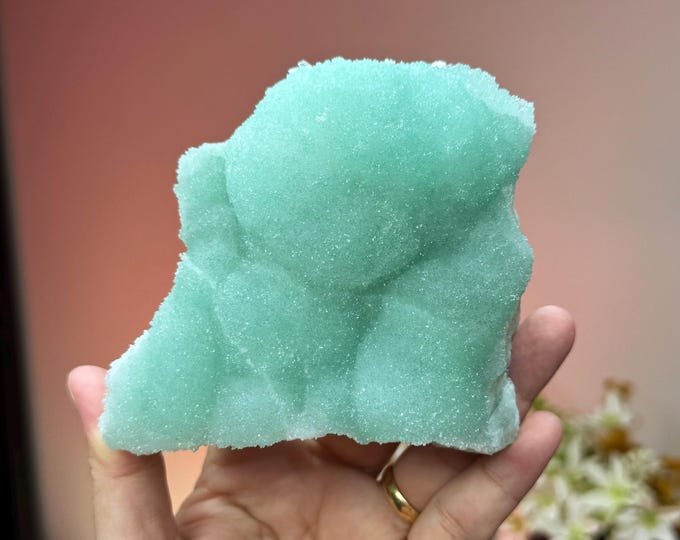 Aqua Blue Aragonite Specimen ~ High Quality
