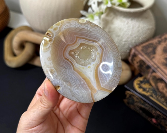 Banded Agate Bowl ~ Small Crystal Bowl