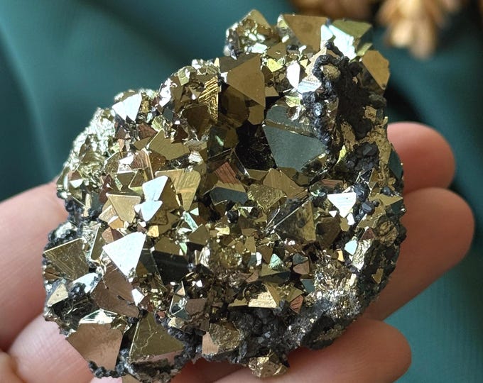 Lustrous Peruvian Pyrite Specimen