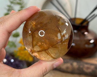 High Quality Golden Healer Quartz Sphere ~ Madagascar