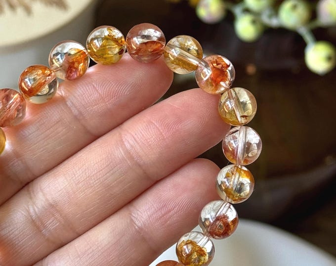 8mm Hematoid Quartz Bracelet