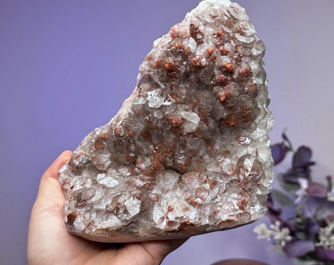 Pagoda Hematite Calcite Specimen ~ 3.3 lb