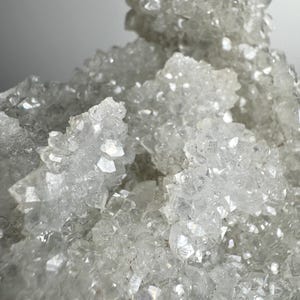 3 lb Druzy Quartz with Calcite ~ Crystal Specimen ~ Sparkling Druzy ~ Quartz Crystal