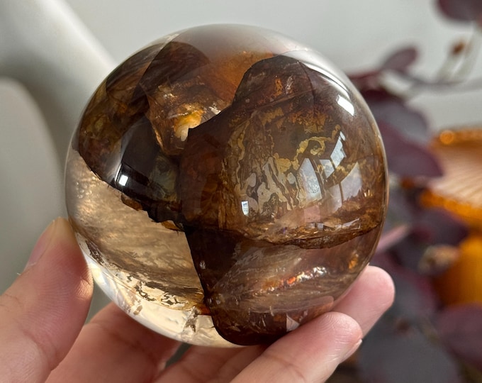 High Quality Golden Healer Quartz Sphere ~ Madagascar