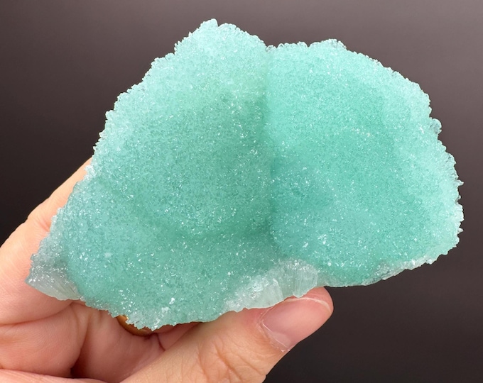 Aqua Blue Aragonite Specimen