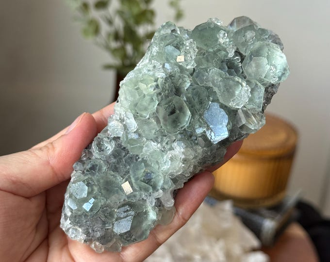 Fluorite with Calcite Specimen - UV Reactive