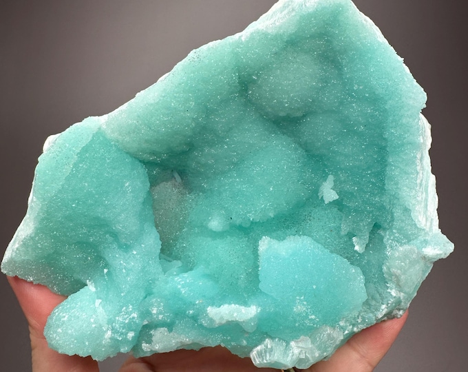 Aqua Blue Aragonite Specimen ~ High Quality