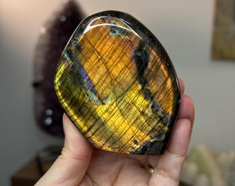 Labradorite Freeform ~ Sunset Vibe ~ Madagascar