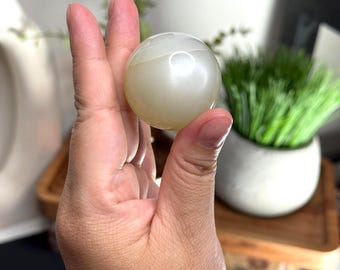 Sage Green Moonstone ~ 38mm