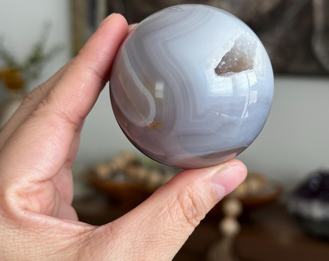 Druzy Agate Sphere ~57mm