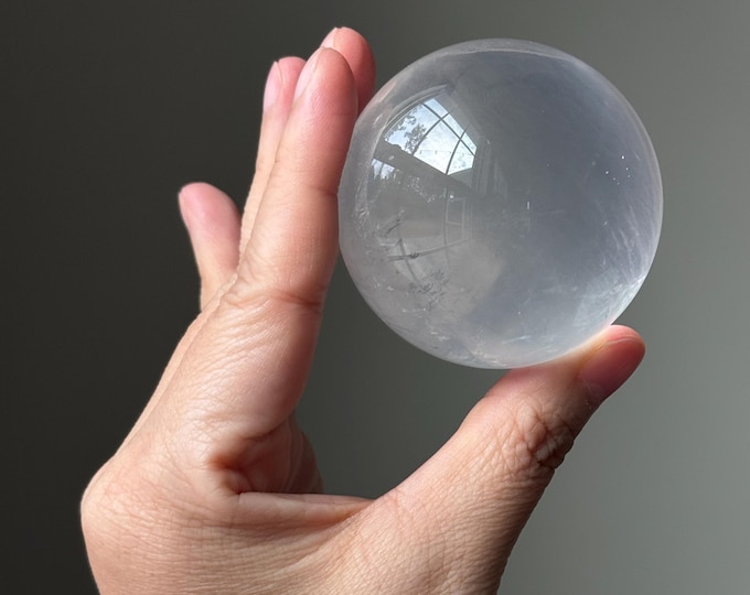 Dreamy Girasol Quartz with Blue Fog ~ High Quality