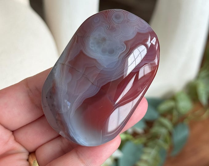 Mozambique Swazi Agate Palmstone ~ High Quality