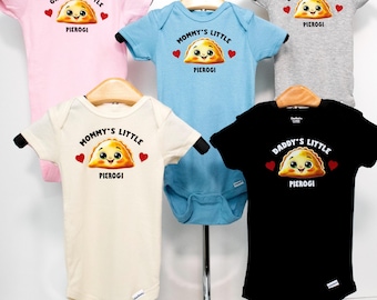 Pittsburgh Pierogi Baby Bodysuit, Unique Shower Gift