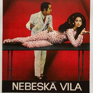 Póster original de la película "Medicina" de estilo italiano, impresión checa auténtica, coleccionable de cine de 1971, arte mural minimalista vintage, decoración del hogar de los años 70