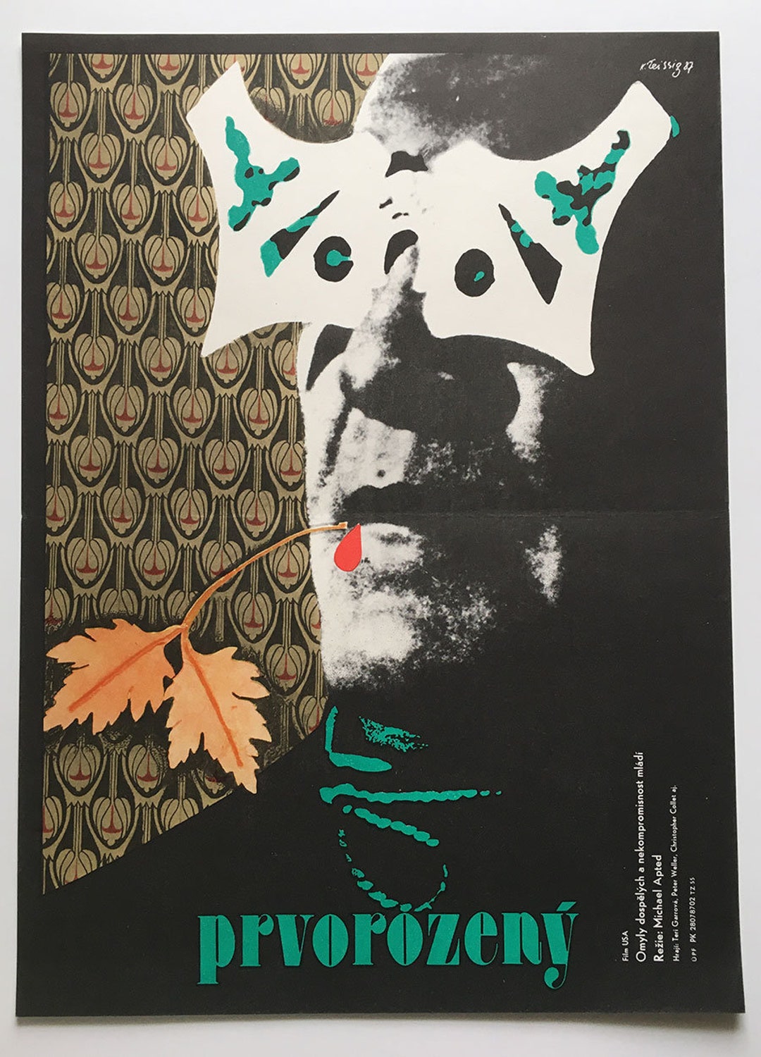 Original Film Poster, Firstborn, Czech Vintage Print, 1987 Film ...