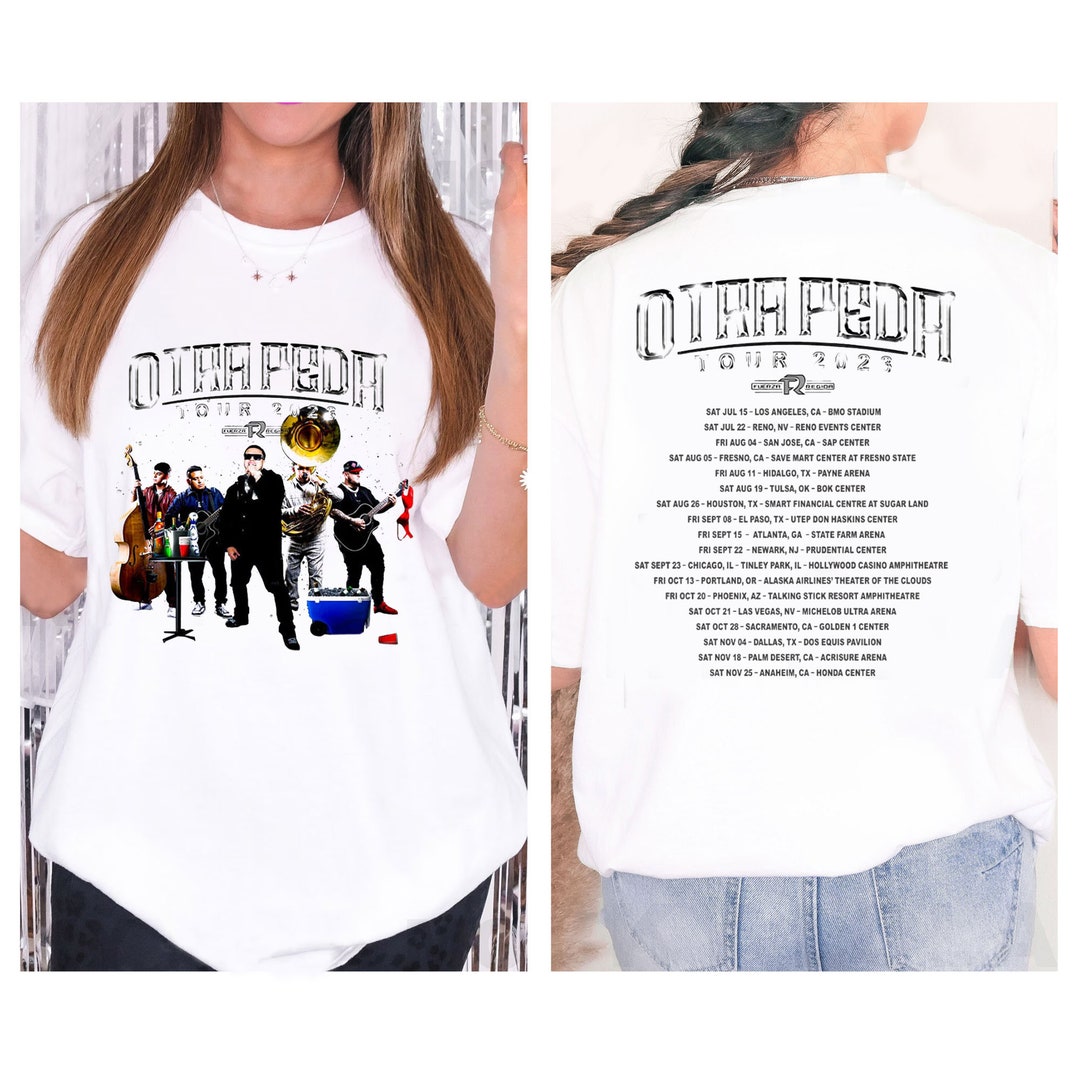 Fuerza Regida Band Shirt Fuerza Regida Otra Peda Tour 2023 Etsy