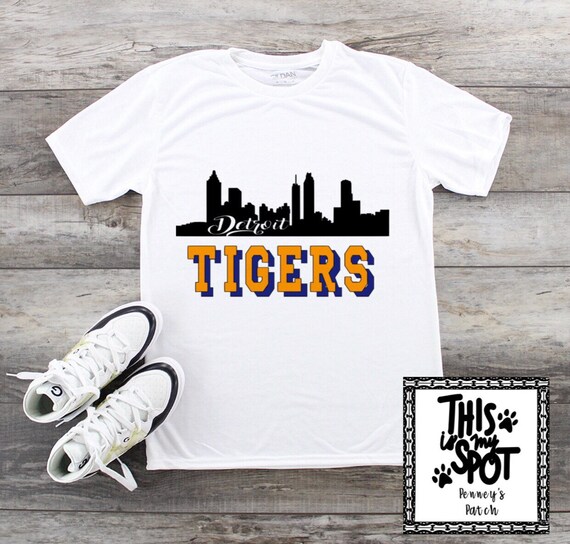 detroit tigers custom t shirt