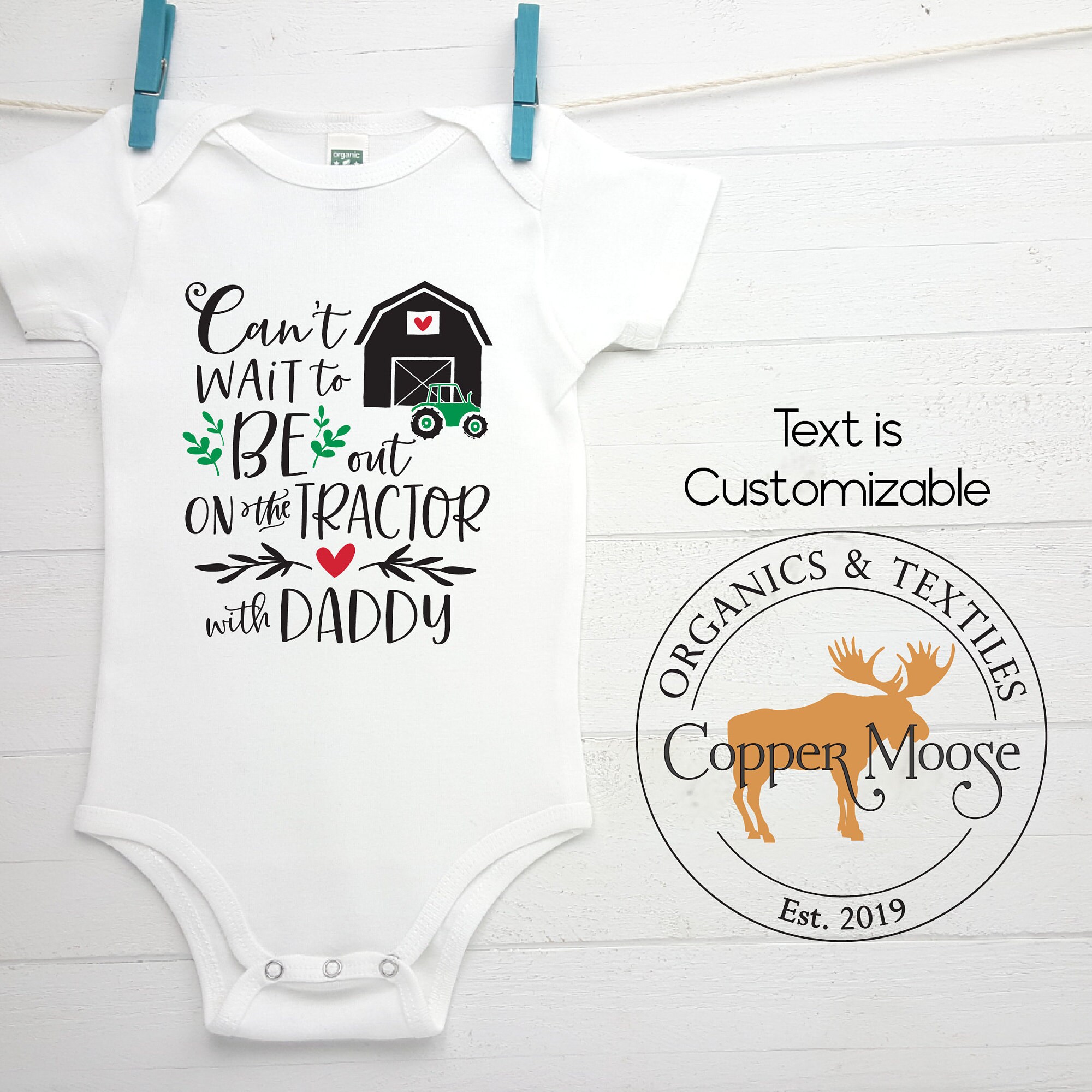 tractor baby clothes