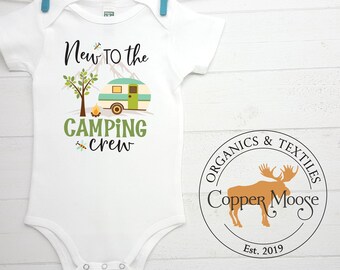 Camping Onesie®, Camper Onesie®, Ropa de bebé camping, Niña camping, Niño camping, Ropa de bebé orgánica, Bebé camper, Bebé campamento