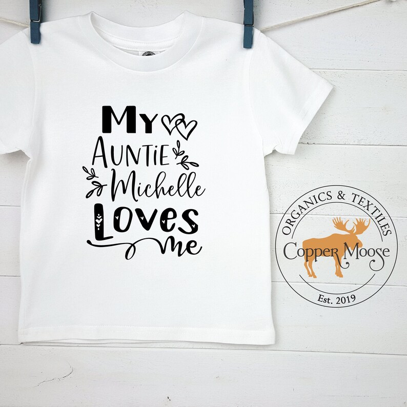 Aunt Kids Shirt Auntie Kids Shirt Aunt Girls Shirt Aunt Etsy