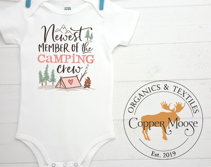 Camping Onesie®, Camper Onesie®, Camping Baby Clothes, Camping Baby