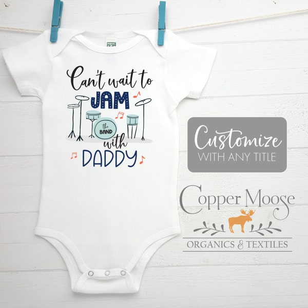 Drums Onesie®, Drummer Onesie®, Music Onesie®, Organic Baby Clothes, Band Onesie®, Musician Baby, Music Baby, Drums Baby, Musician Onesie®